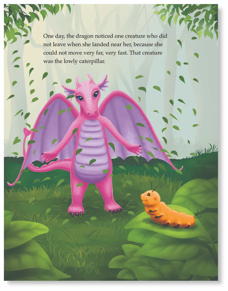 Page from The Dragon and the Caterpillar